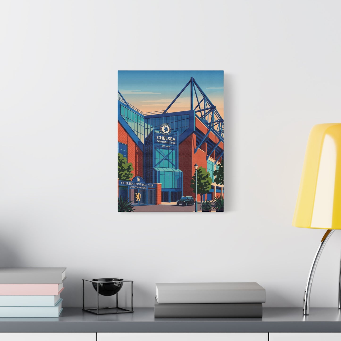 Stamford Bridge London Entrance | Chelsea Stadium Canvas Print