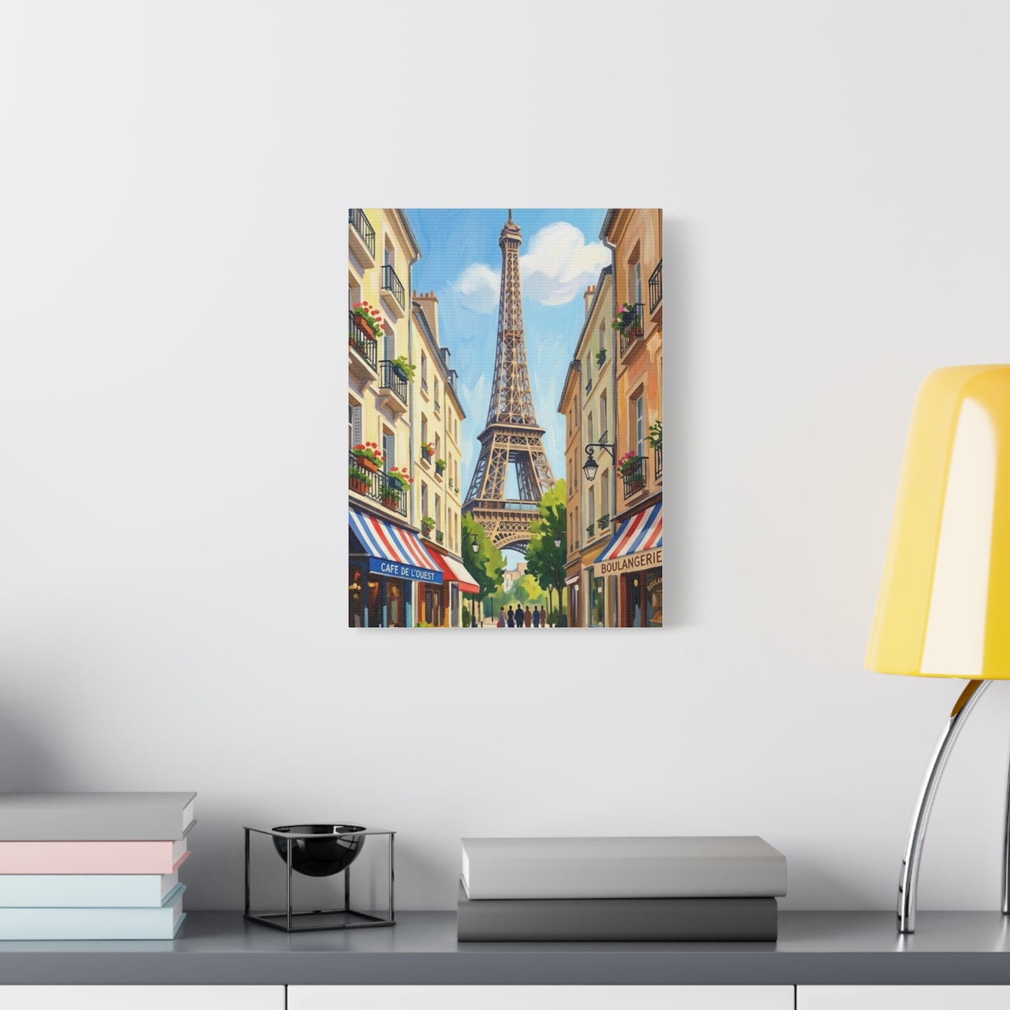 Paris City Street | Paris France Canvas Print