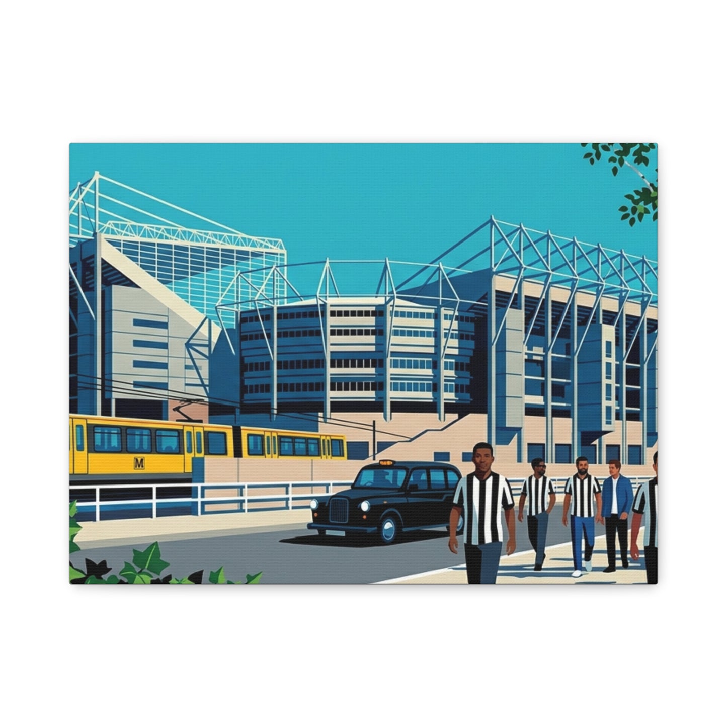 St James Park Stadium Newcastle | Newcastle Stadium Canvas Print