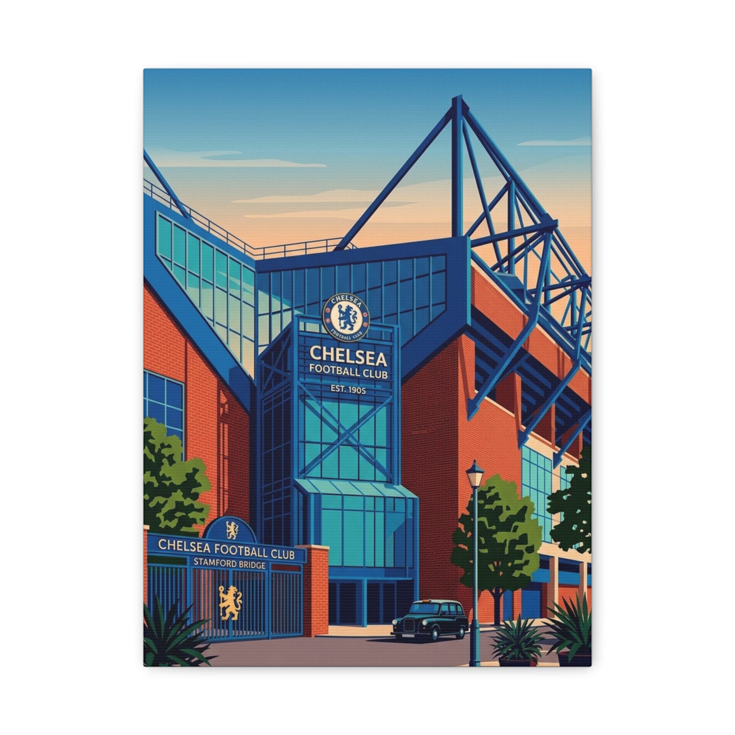 Stamford Bridge London Entrance | Chelsea Stadium Canvas Print