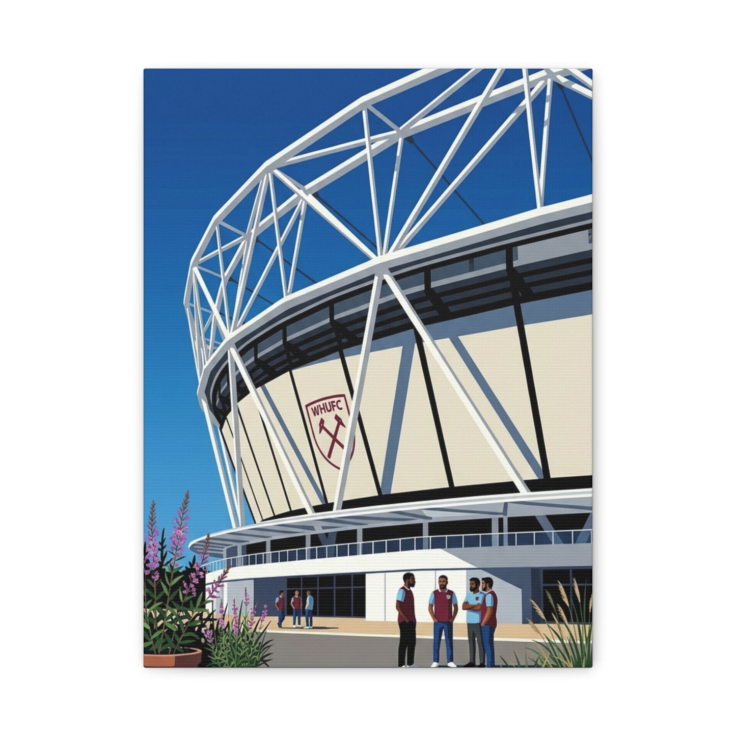 West Ham United Stadium Entrance | West Ham Football Club Canvas Print
