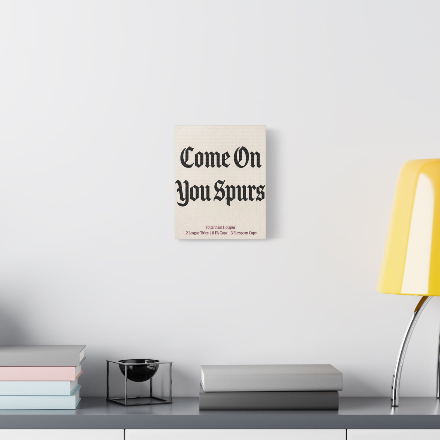 Tottenham Hotspur 'Come On You Spurs' Match Day Canvas Print