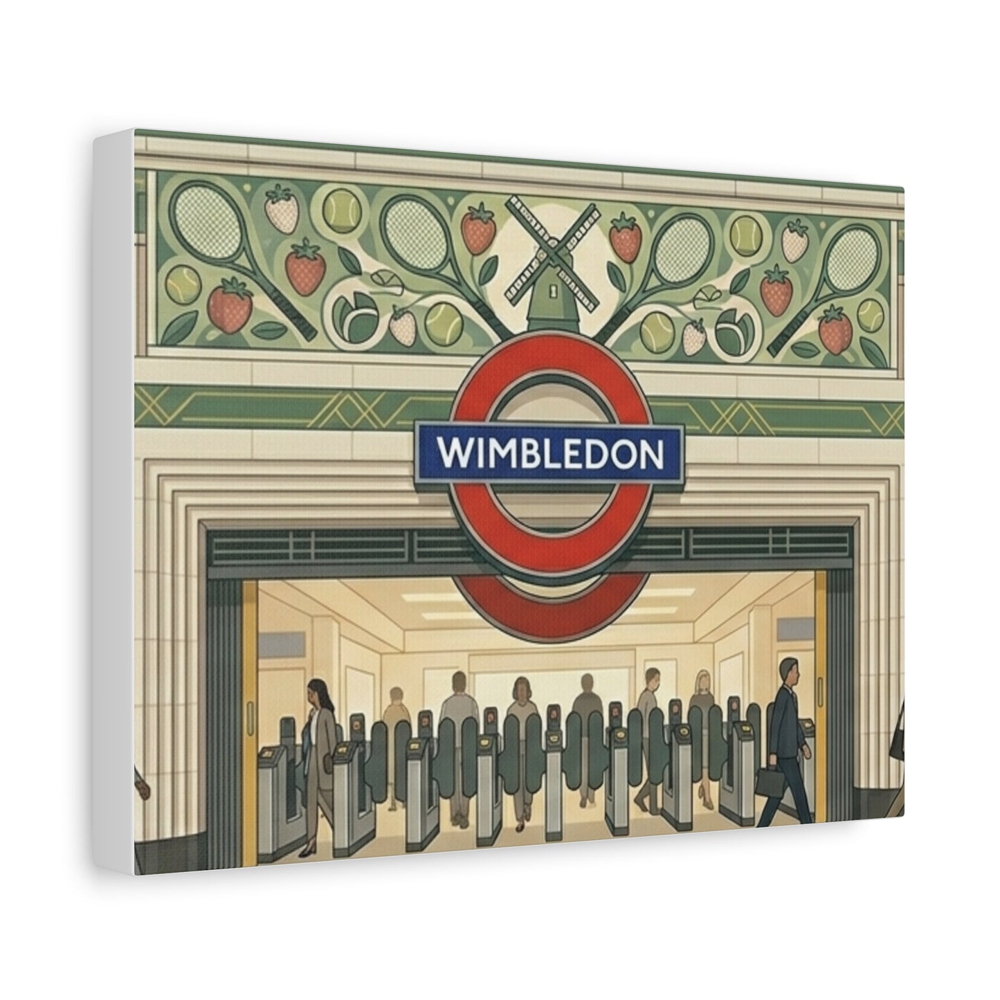 Wimbledon Underground Station | London Underground Station Canvas Print