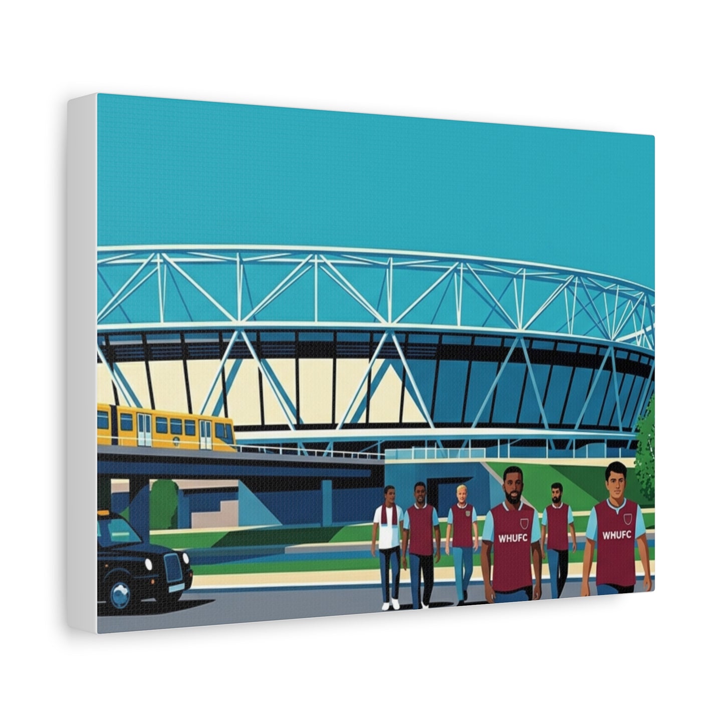 West Hame Stadium London | London Stadium Canvas Print