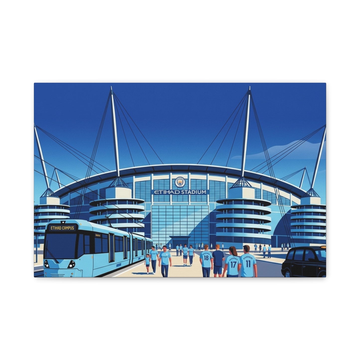 Etihad Stadium Manchester | Manchester City Stadium Canvas Print
