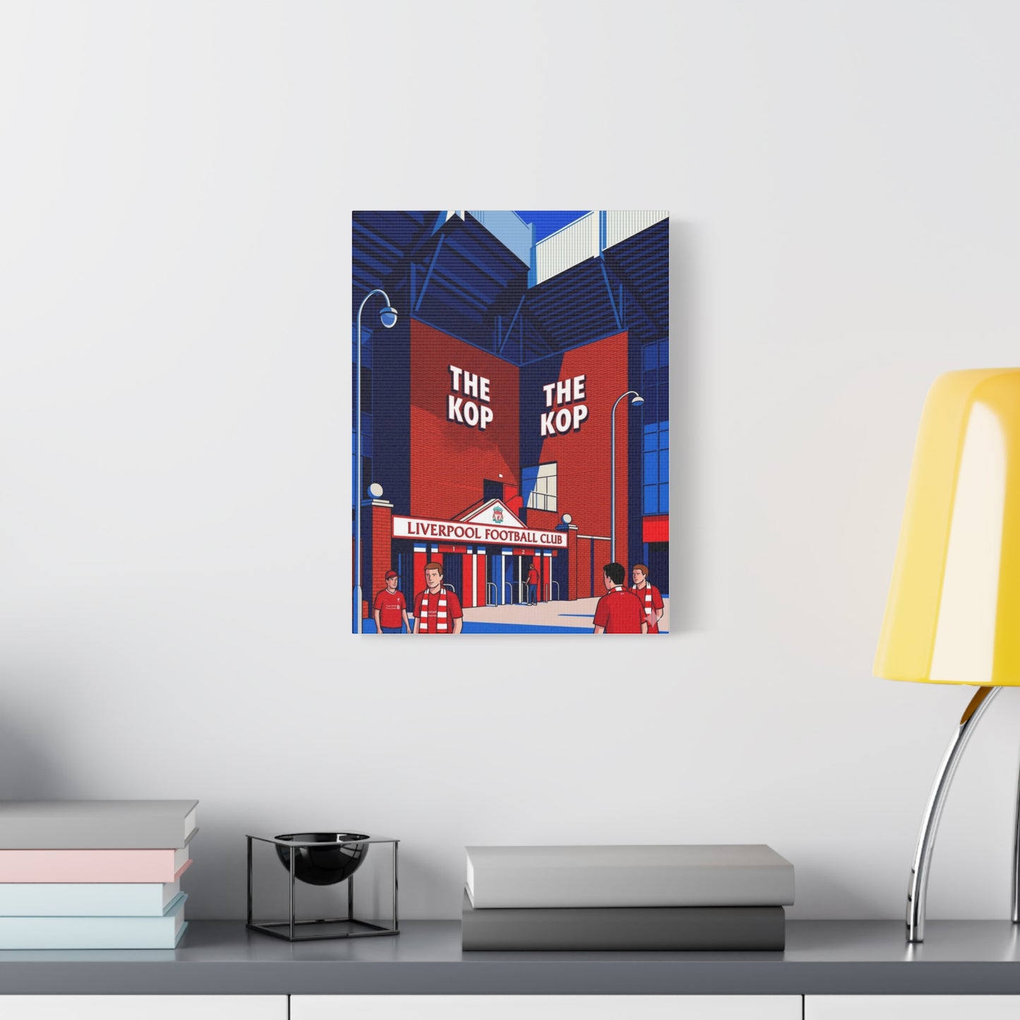 Merseyside Stadium Kop Entrance | Liverpool Football Club Canvas Print