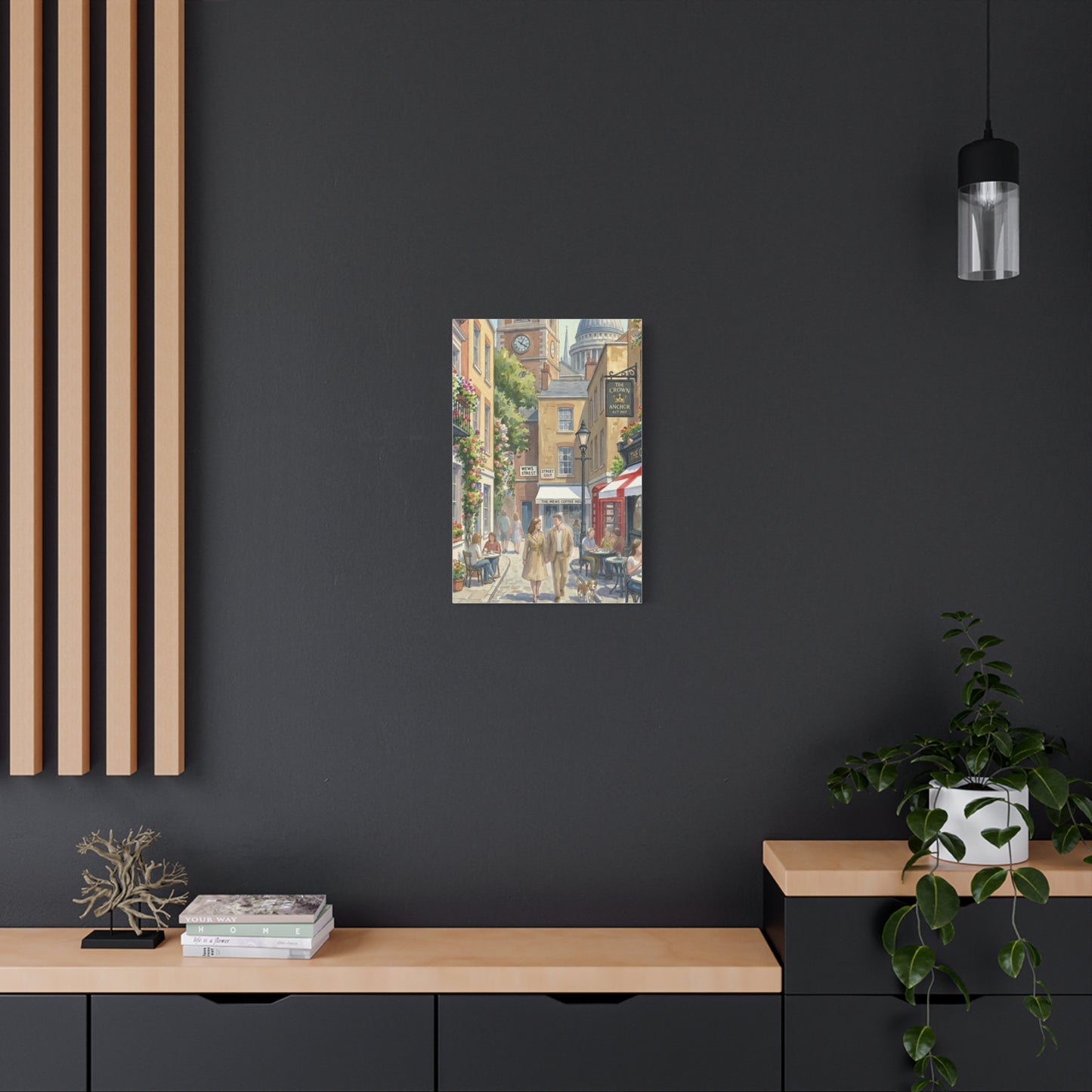 London Town Street | United Kingdom of Great Britain Canvas Print