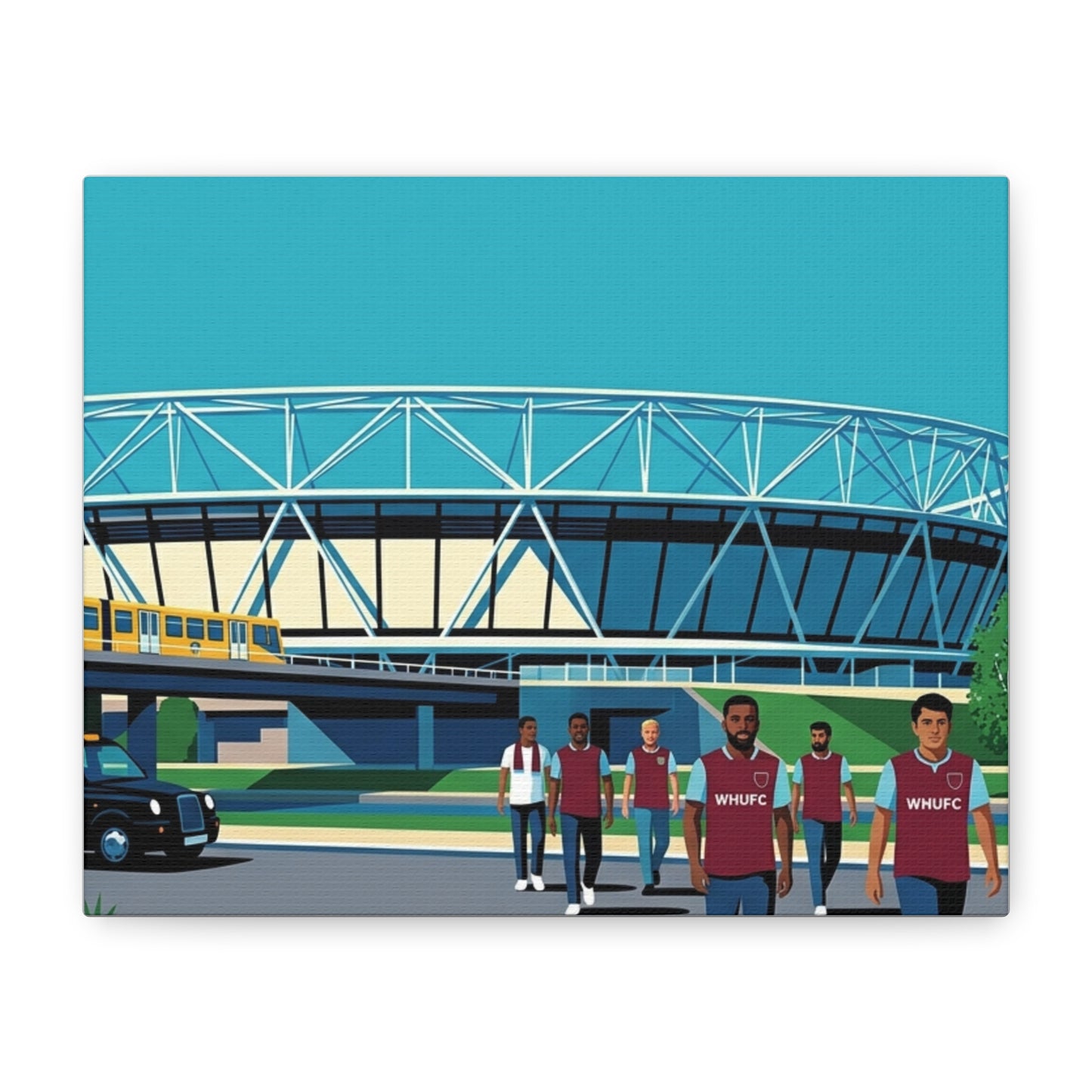 West Hame Stadium London | London Stadium Canvas Print