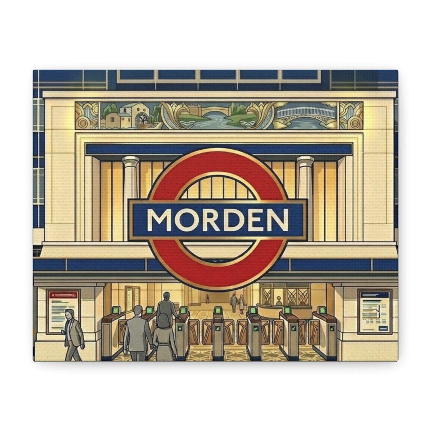 Morden Underground Station | South London Underground Station Canvas Print