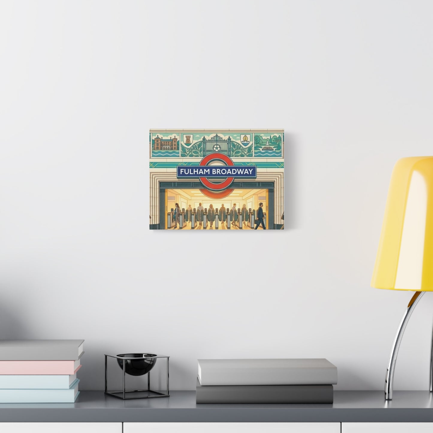 Fulham Broadway Underground Station | London Underground Station Canvas Print