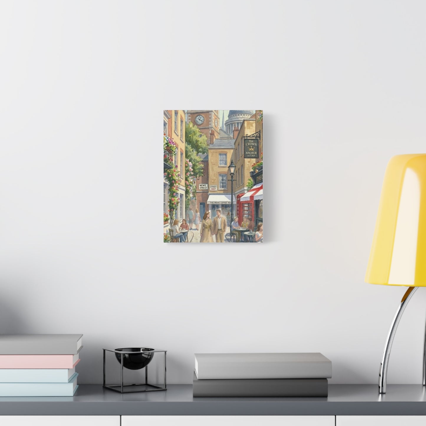 London Town Street | United Kingdom of Great Britain Canvas Print