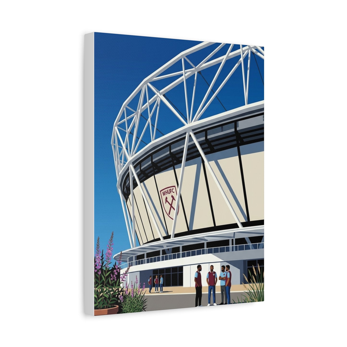 West Ham United Stadium Entrance | West Ham Football Club Canvas Print