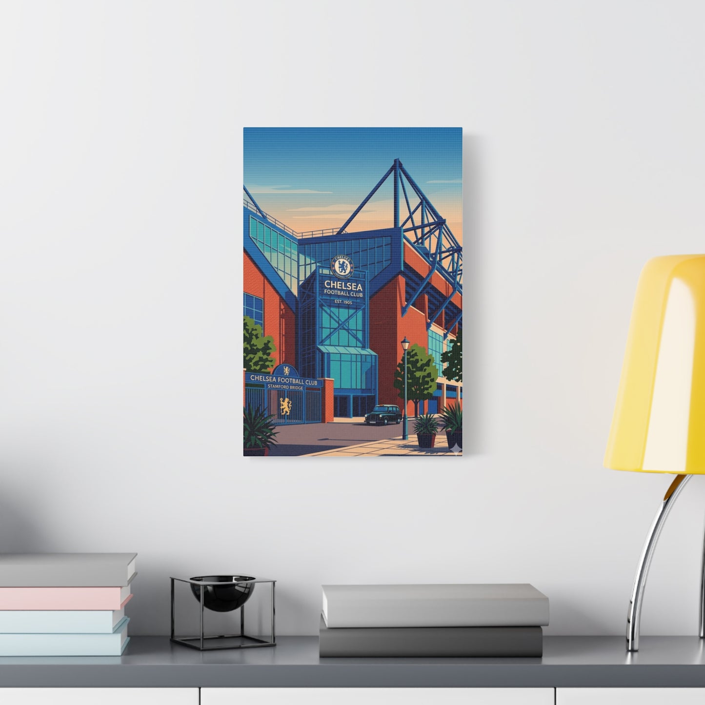 Stamford Bridge London Entrance | Chelsea Stadium Canvas Print
