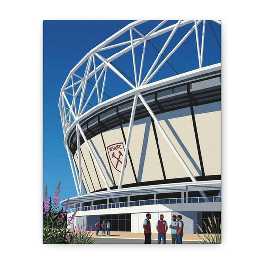 West Ham United Stadium Entrance | West Ham Football Club Canvas Print