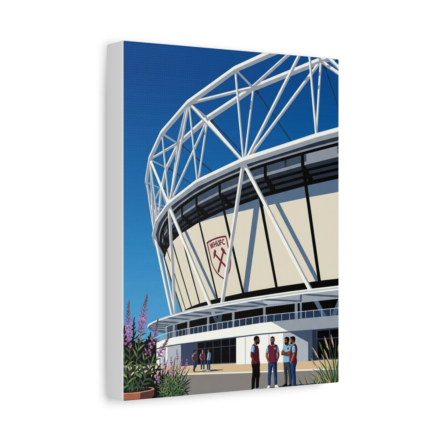 West Ham United Stadium Entrance | West Ham Football Club Canvas Print