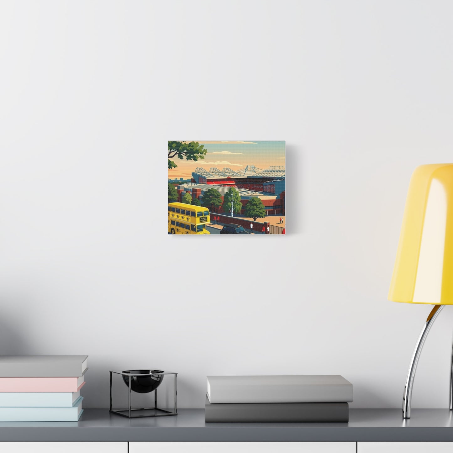 Old Trafford 'Theatre of Dreams' Canvas Print - Matte Stretched Stadium Wall Art