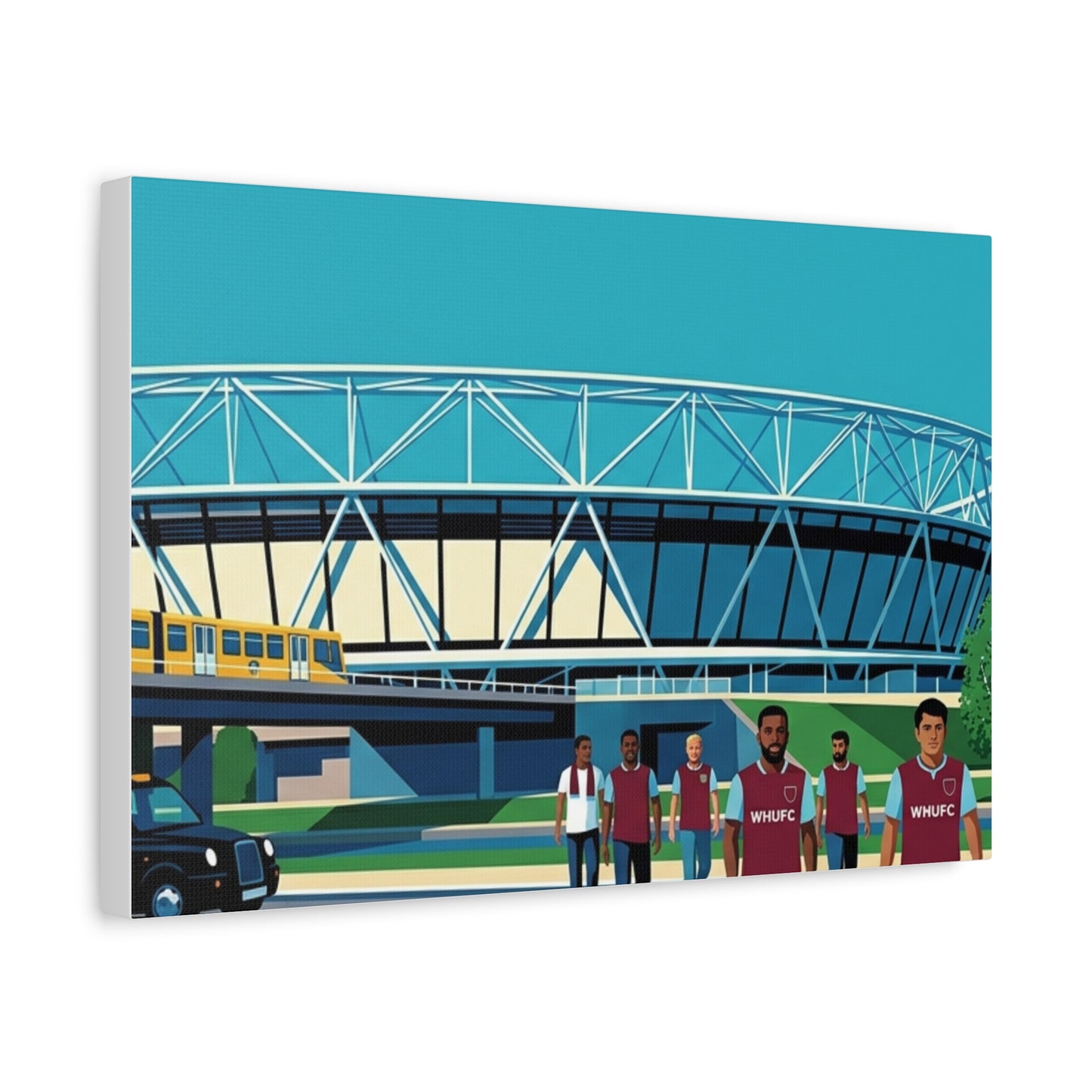 West Hame Stadium London | London Stadium Canvas Print