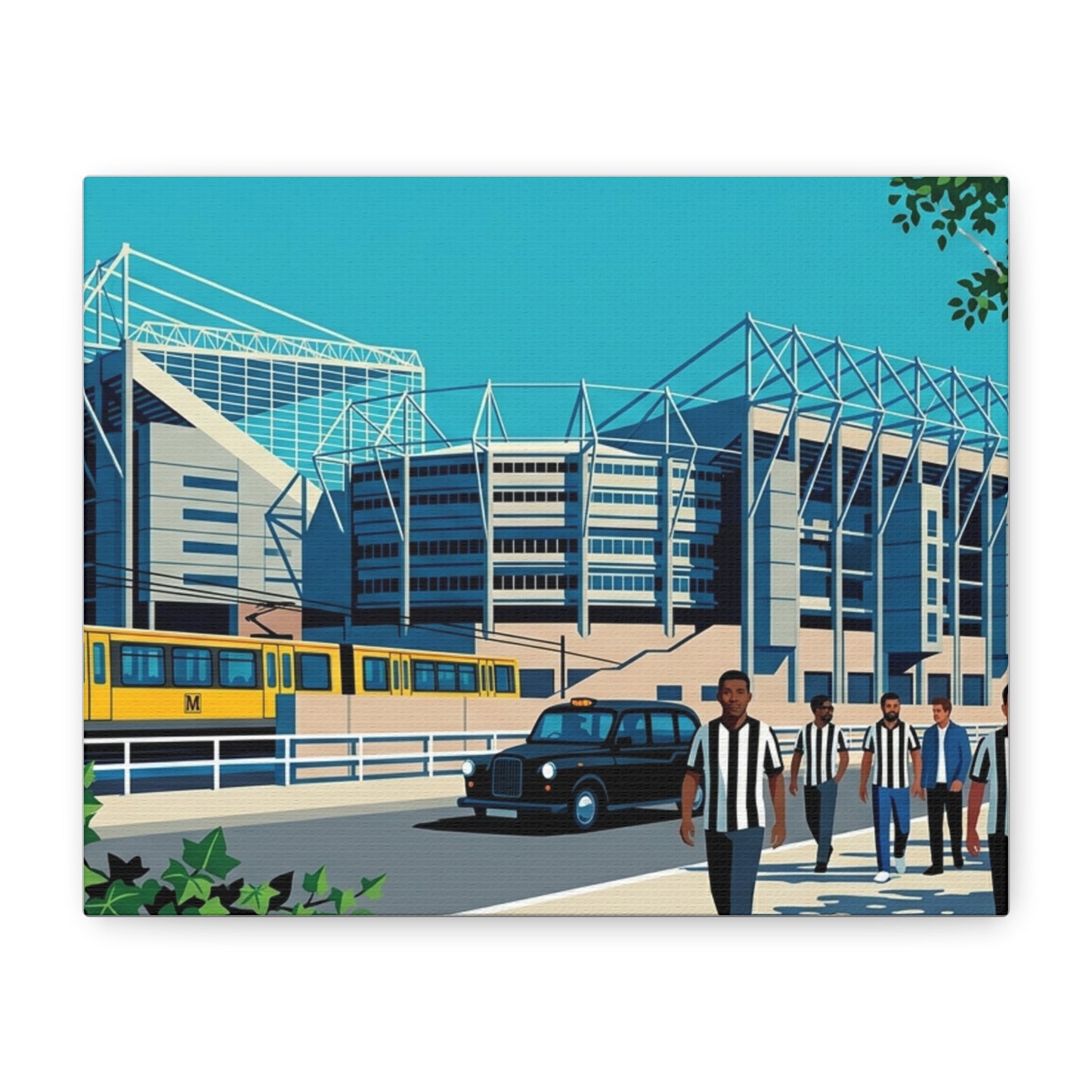 St James Park Stadium Newcastle | Newcastle Stadium Canvas Print