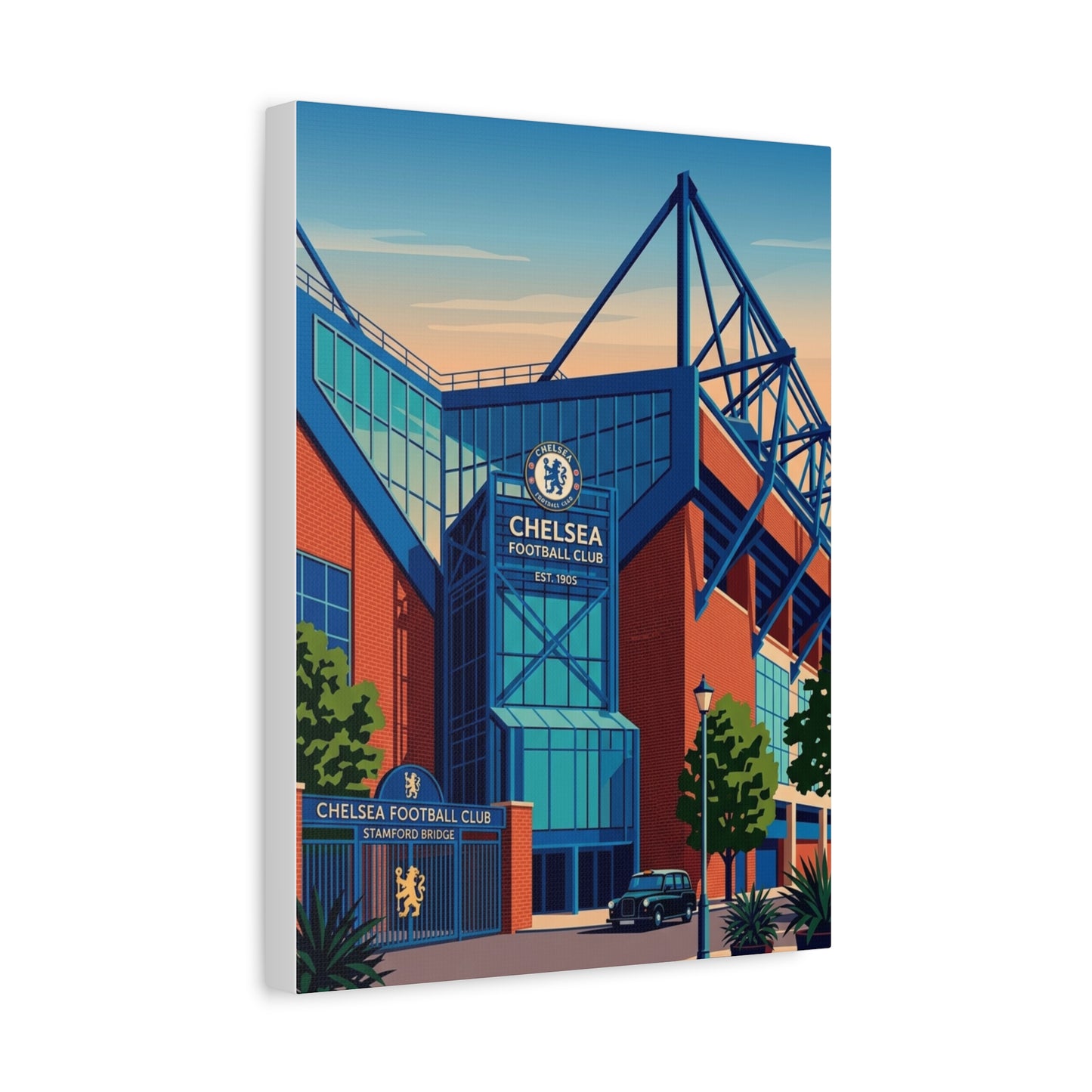 Stamford Bridge London Entrance | Chelsea Stadium Canvas Print