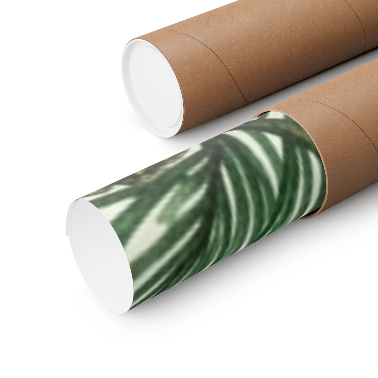 Botanical Pine Frongs Watercolor Matte Vertical Poster