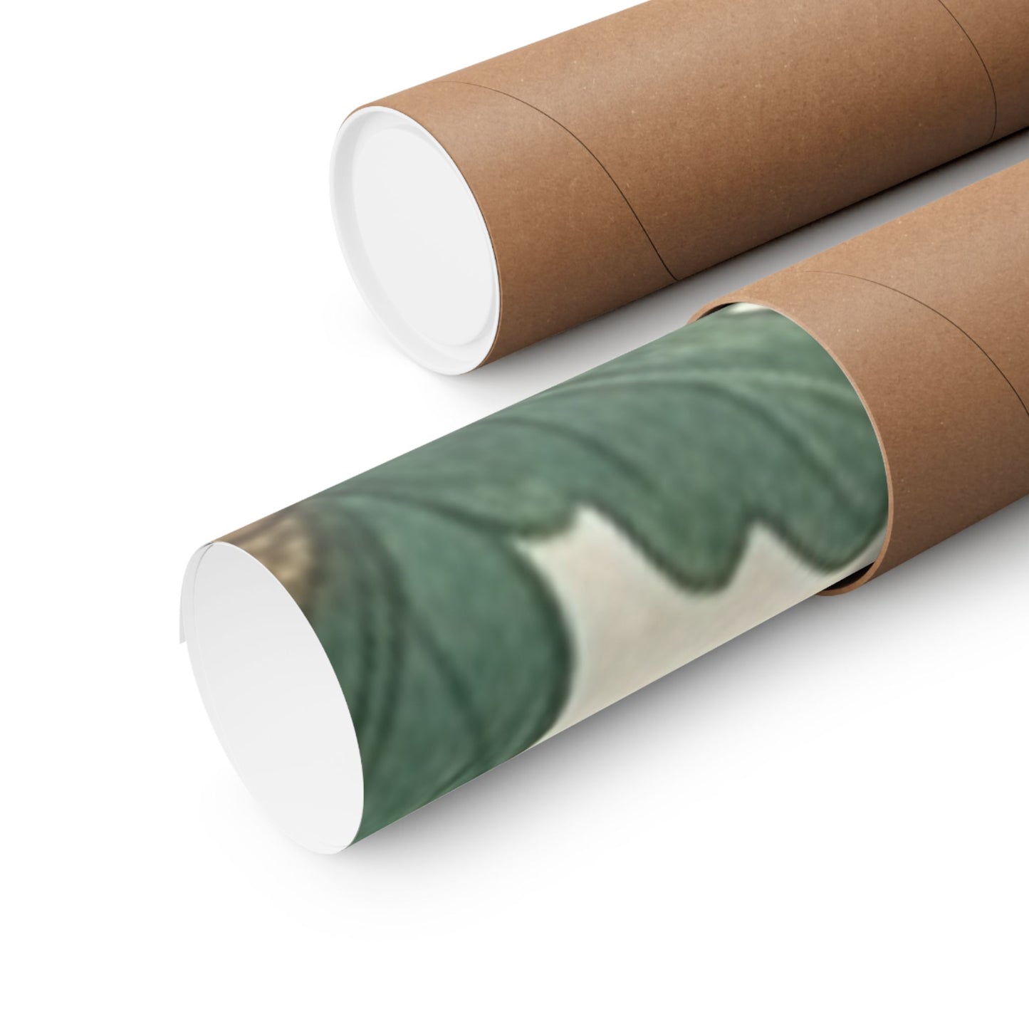 Botanical Oak & Acorns Watercolor Matte Vertical Poster