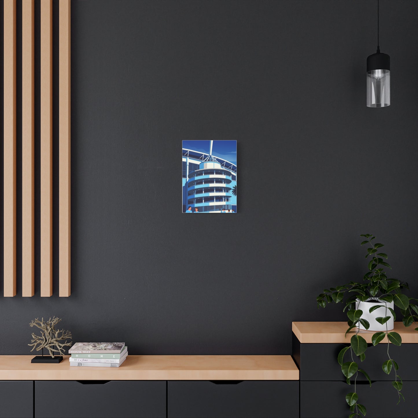 Etihad Stadium Manchester Entrance | Manchester City Stadium Canvas Print