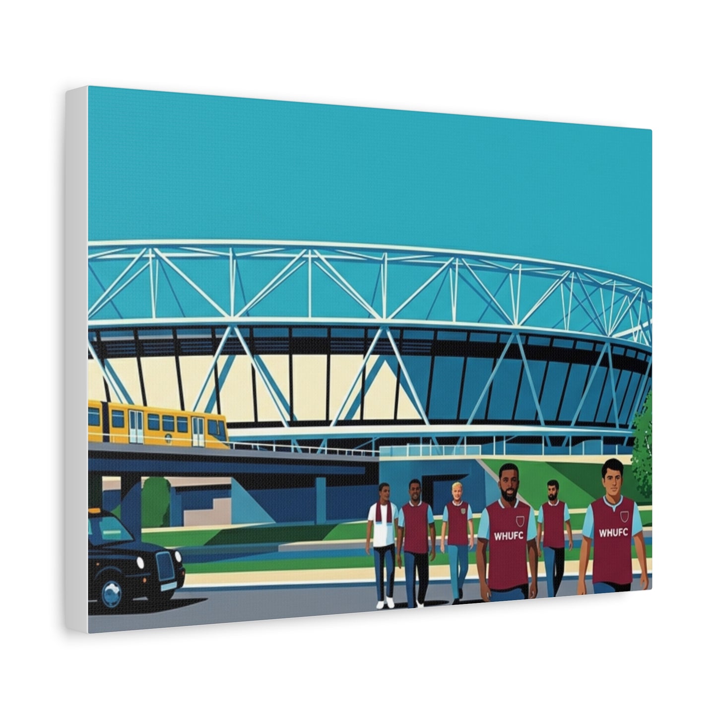 West Hame Stadium London | London Stadium Canvas Print