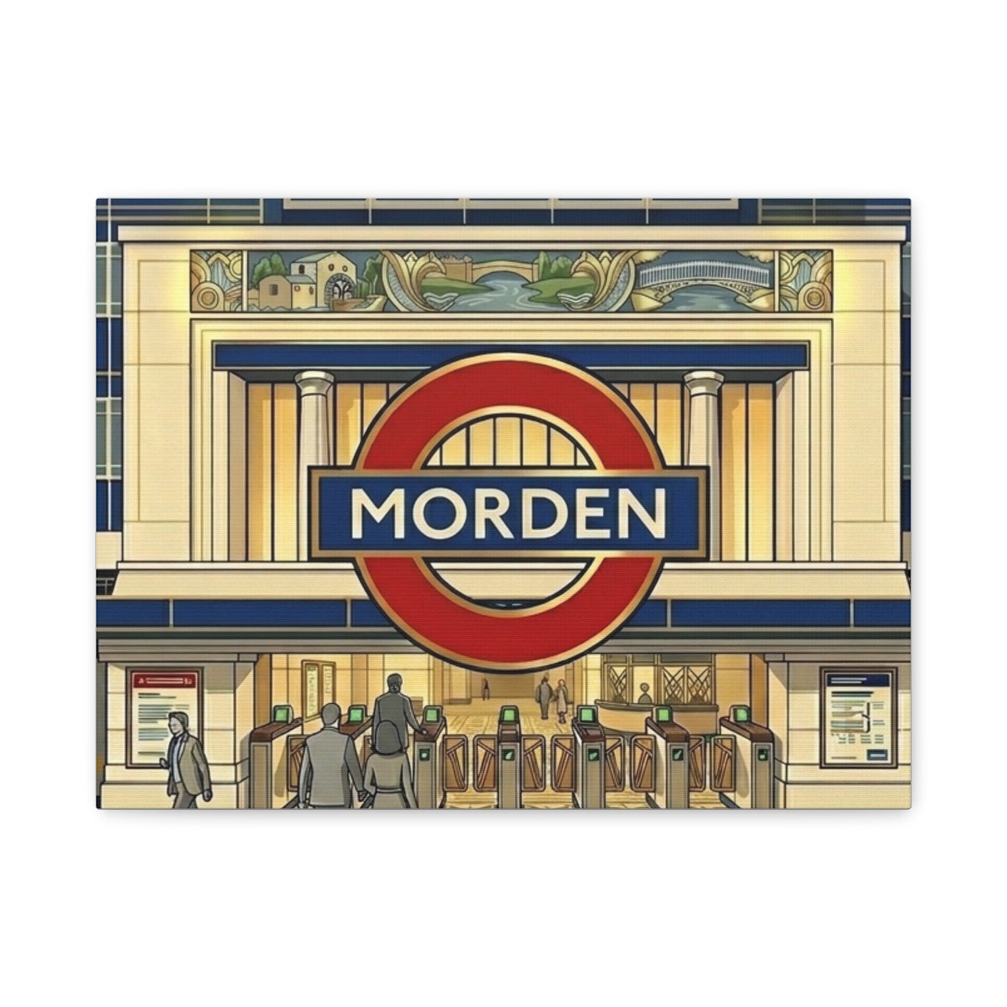 Morden Underground Station | South London Underground Station Canvas Print