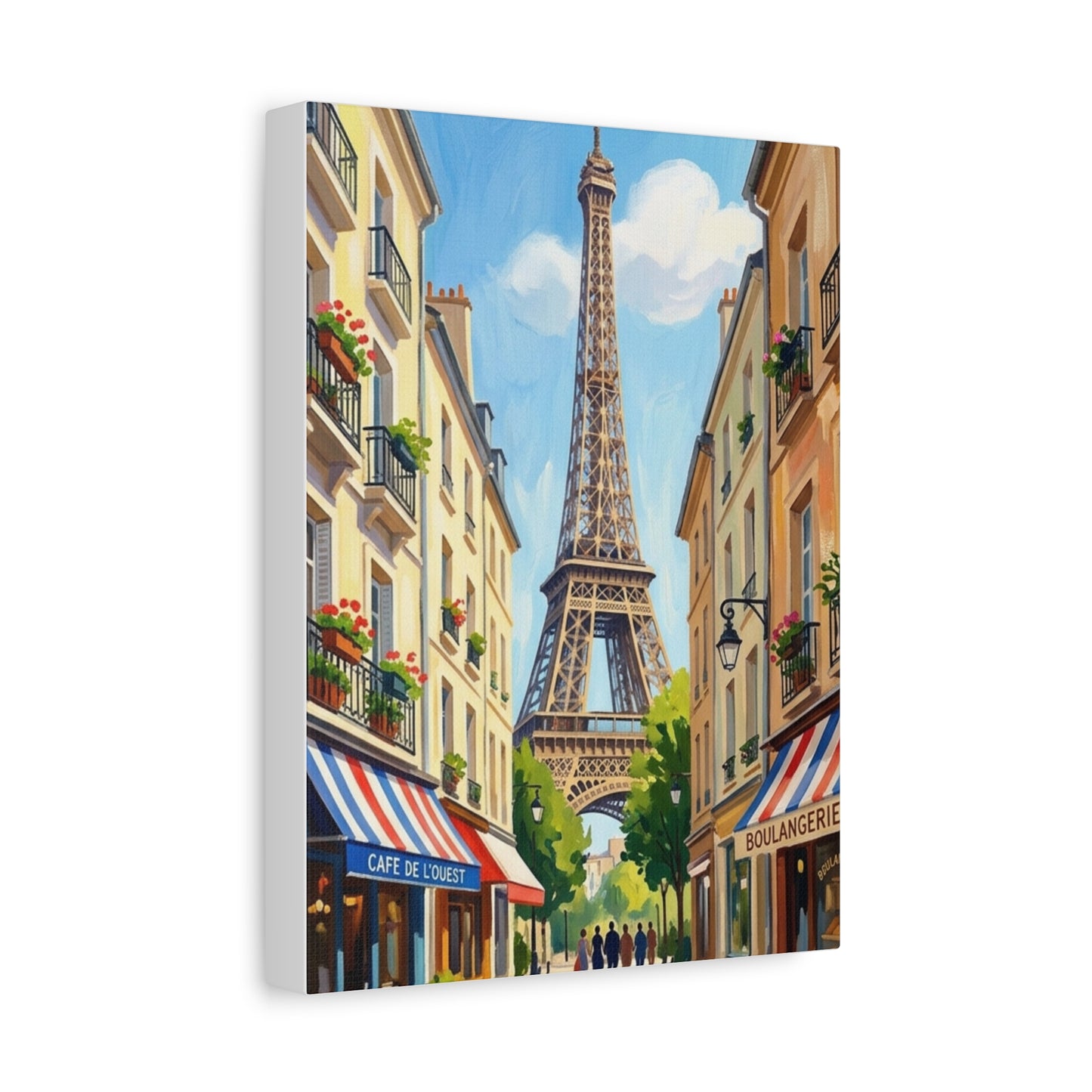 Paris City Street | Paris France Canvas Print