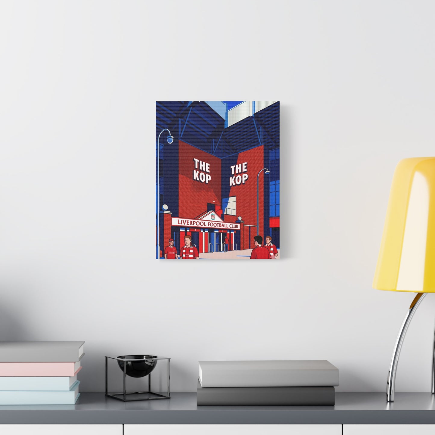 Merseyside Stadium Kop Entrance | Liverpool Football Club Canvas Print