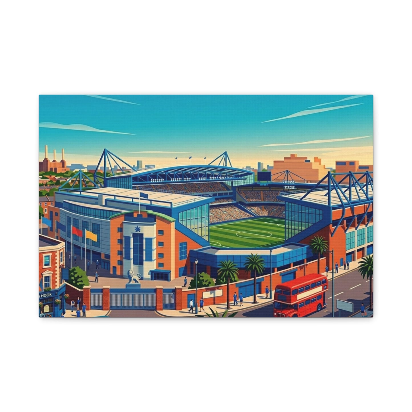 Stamford Bridge London | Chelsea Stadium Canvas Print
