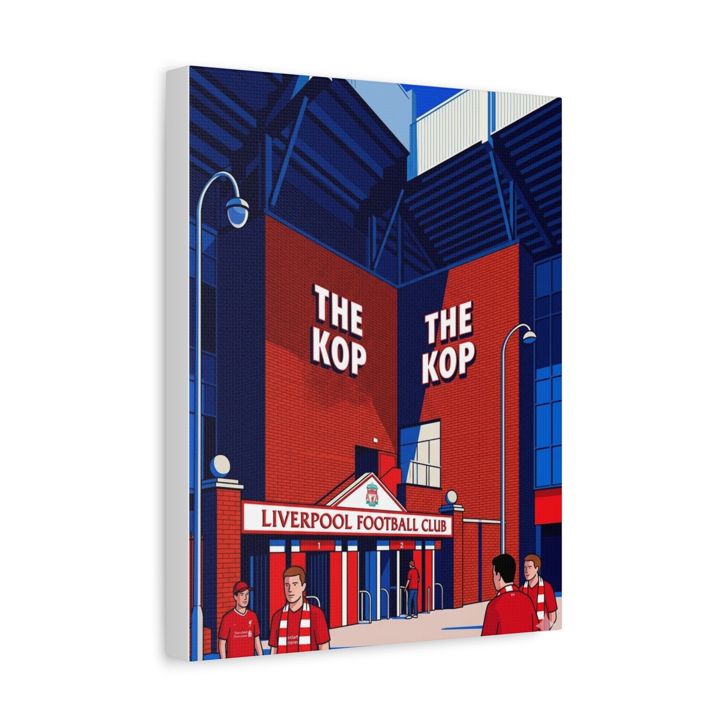 Merseyside Stadium Kop Entrance | Liverpool Football Club Canvas Print
