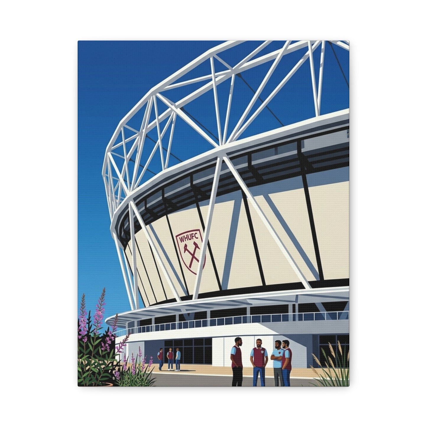 West Ham United Stadium Entrance | West Ham Football Club Canvas Print