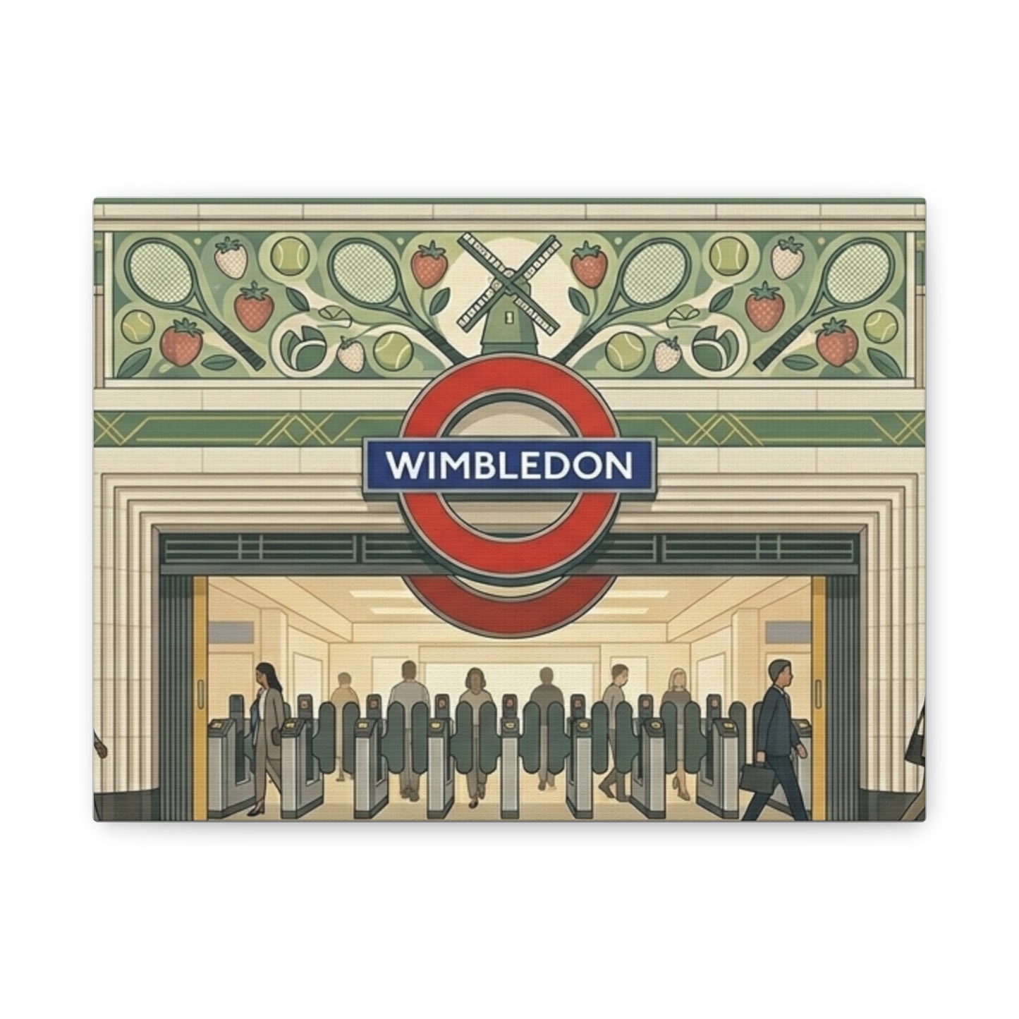 Wimbledon Underground Station | London Underground Station Canvas Print