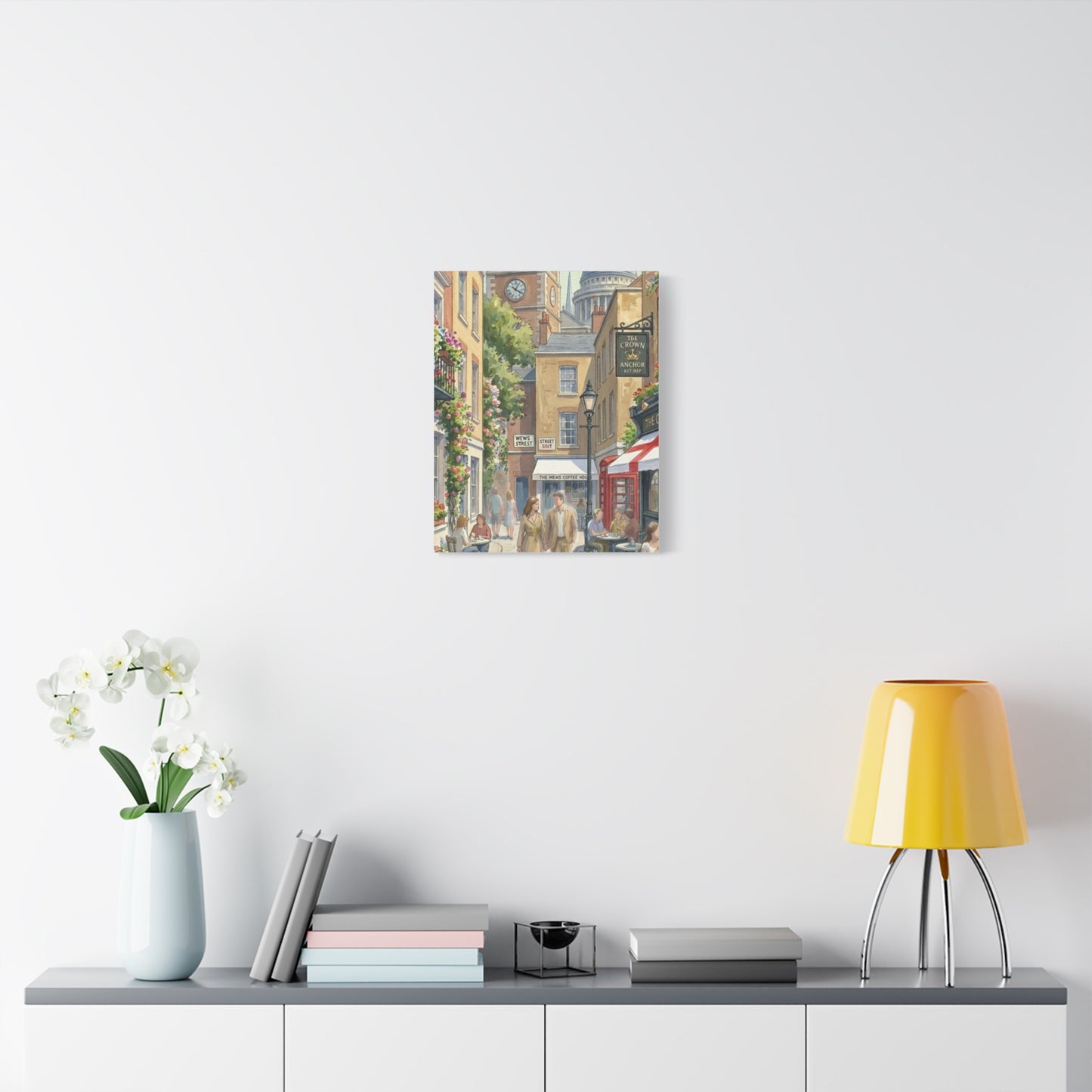 London Town Street | United Kingdom of Great Britain Canvas Print