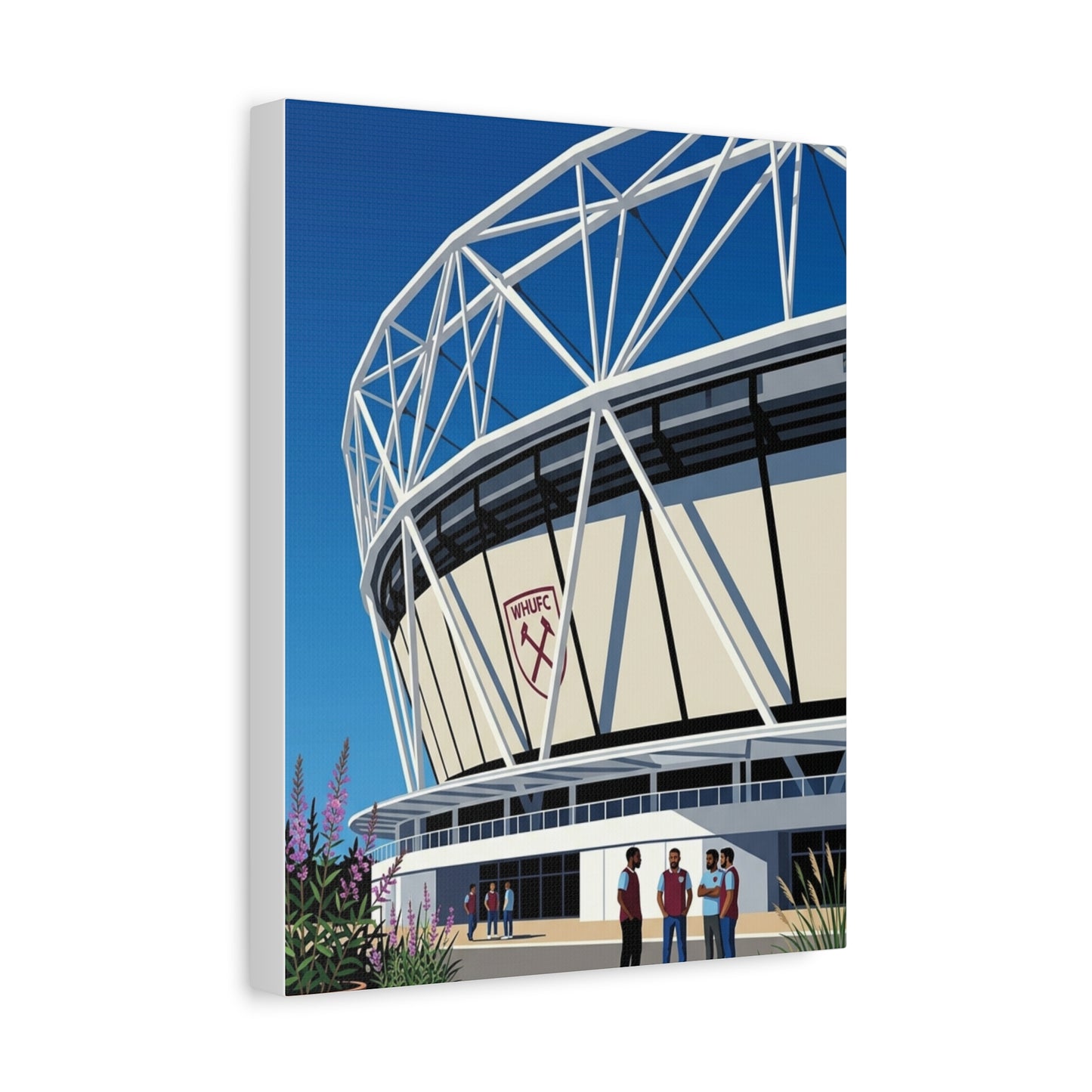 West Ham United Stadium Entrance | West Ham Football Club Canvas Print