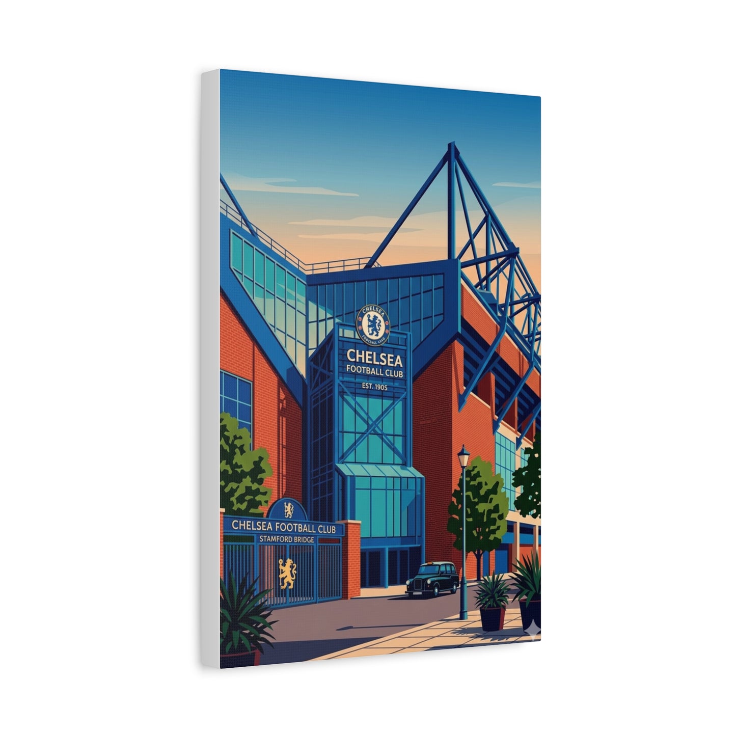 Stamford Bridge London Entrance | Chelsea Stadium Canvas Print