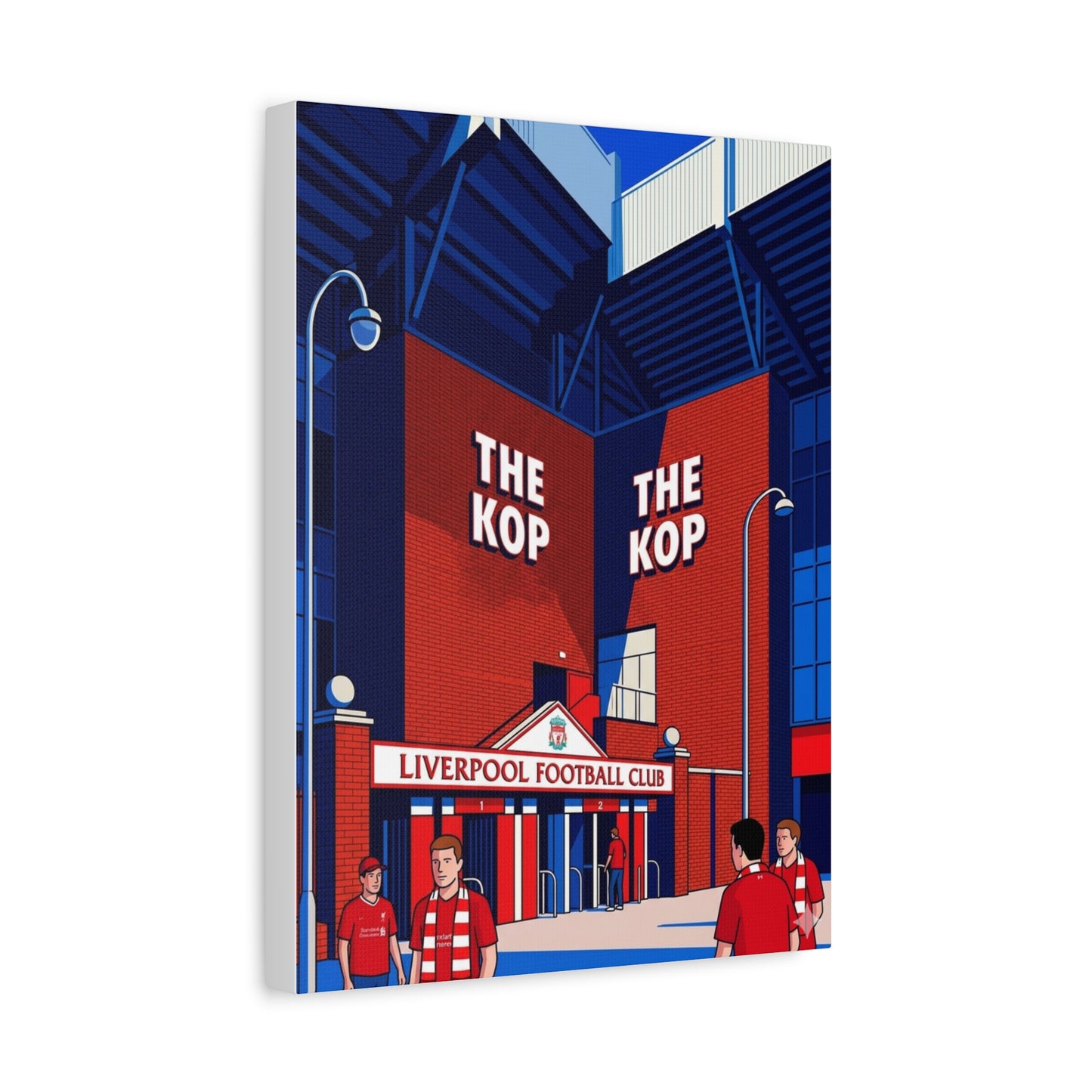 Merseyside Stadium Kop Entrance | Liverpool Football Club Canvas Print