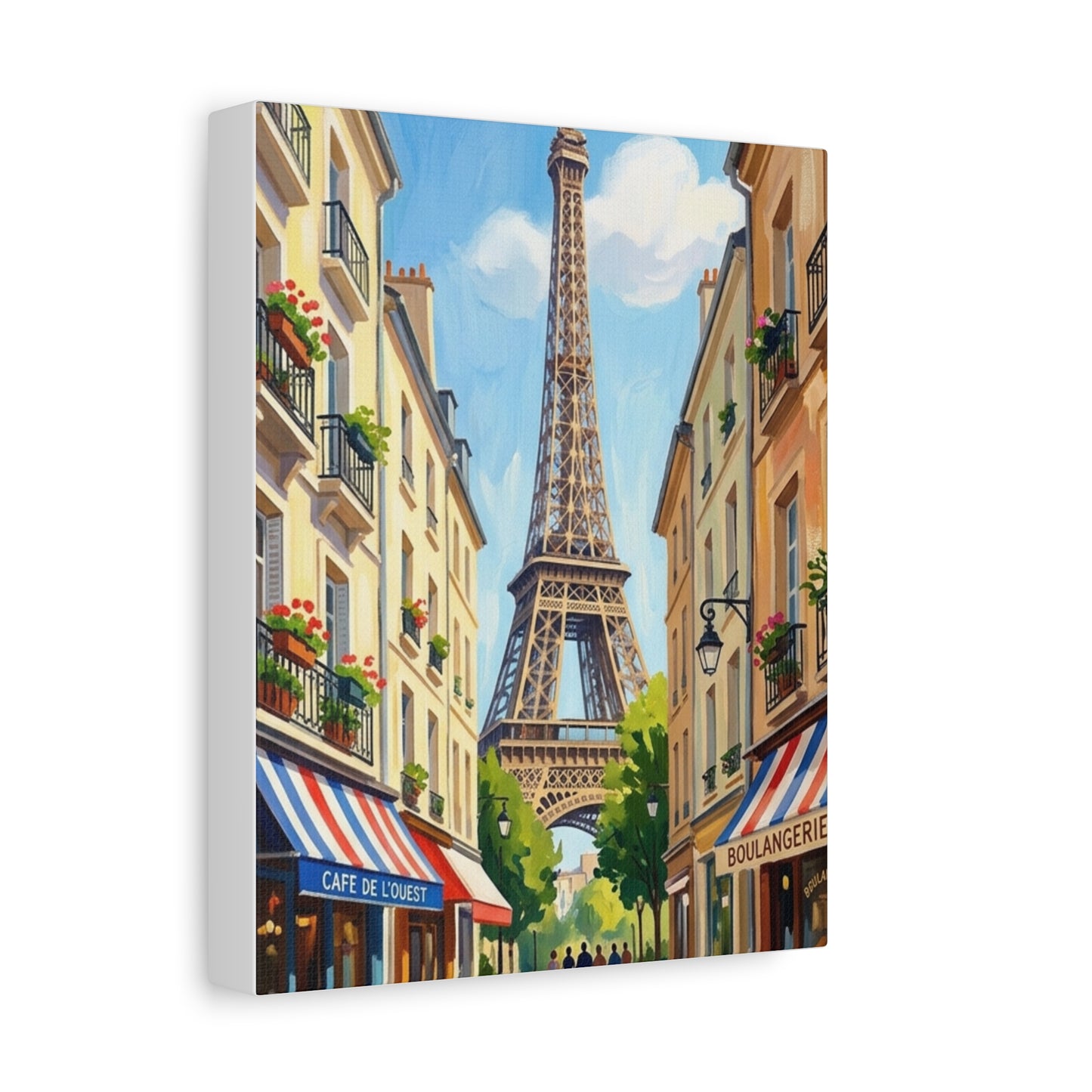 Paris City Street | Paris France Canvas Print