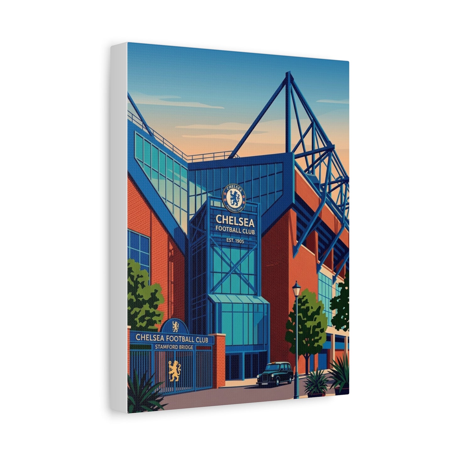 Stamford Bridge London Entrance | Chelsea Stadium Canvas Print