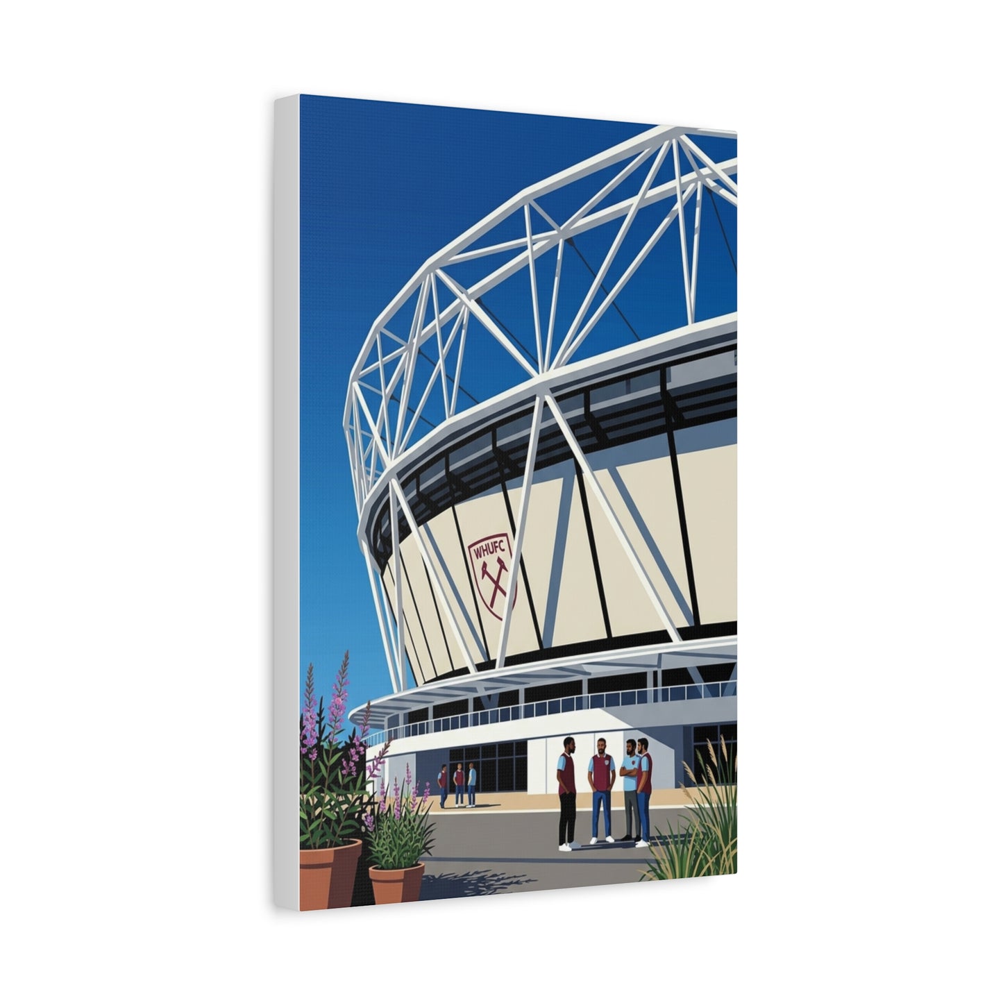 West Ham United Stadium Entrance | West Ham Football Club Canvas Print