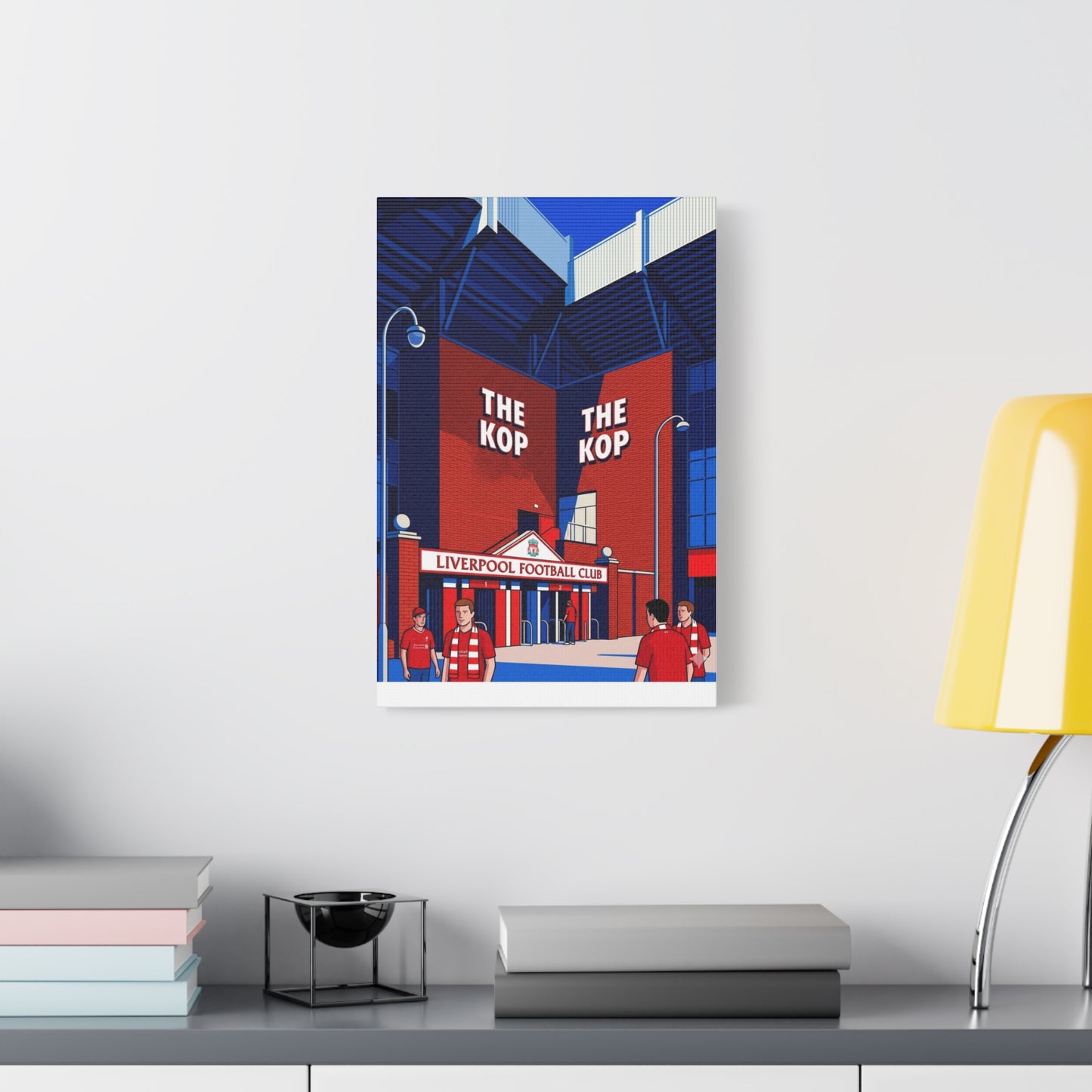 Merseyside Stadium Kop Entrance | Liverpool Football Club Canvas Print