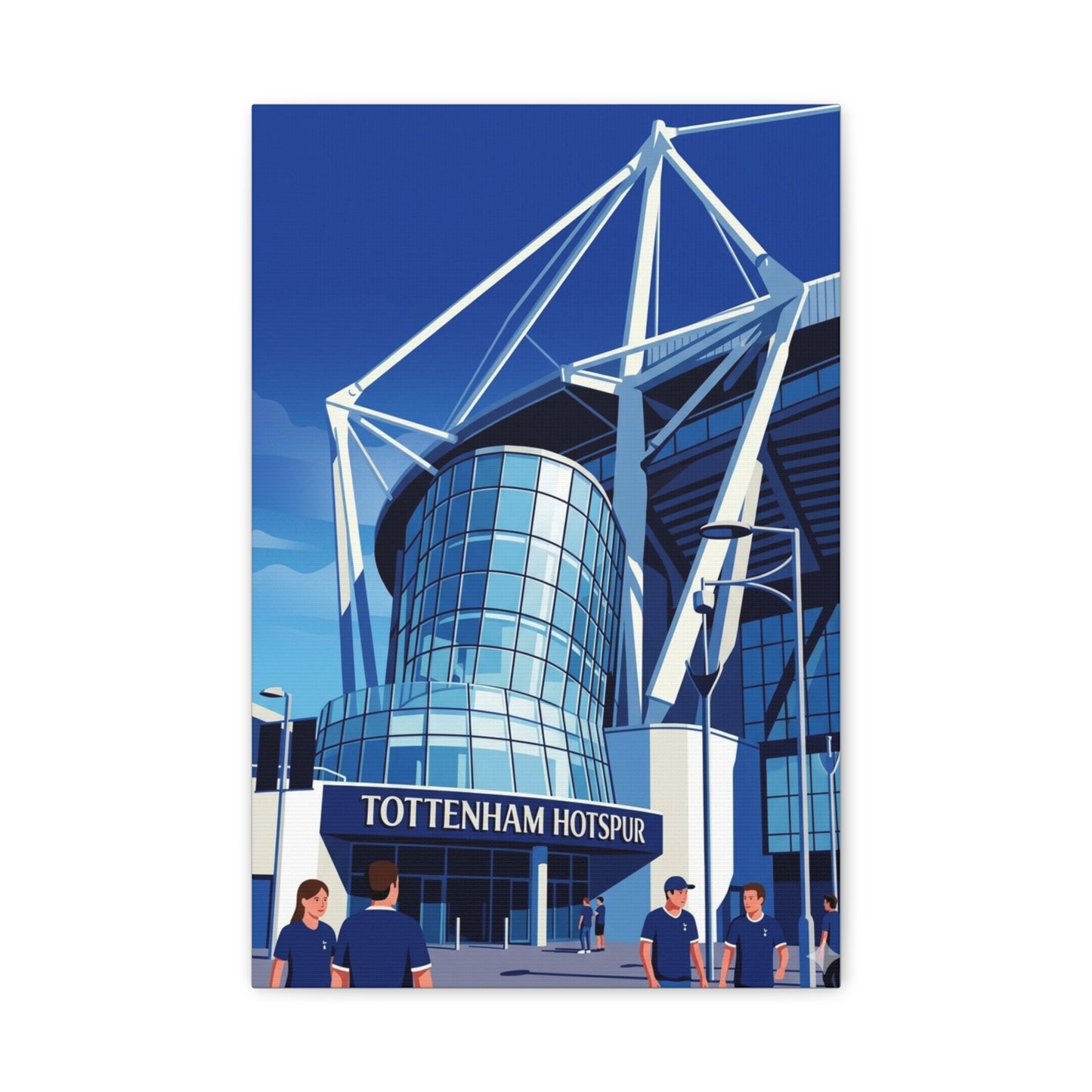Tottenham Hotspur Stadium London Entrance | Tottenham Hotspur Stadium Canvas Print