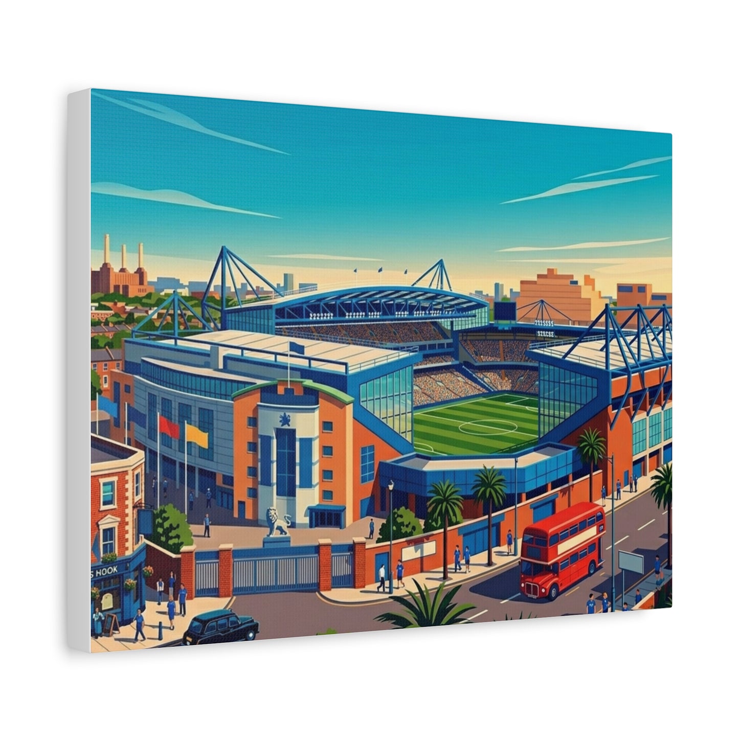 Stamford Bridge London | Chelsea Stadium Canvas Print