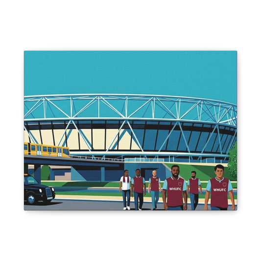 West Hame Stadium London | London Stadium Canvas Print