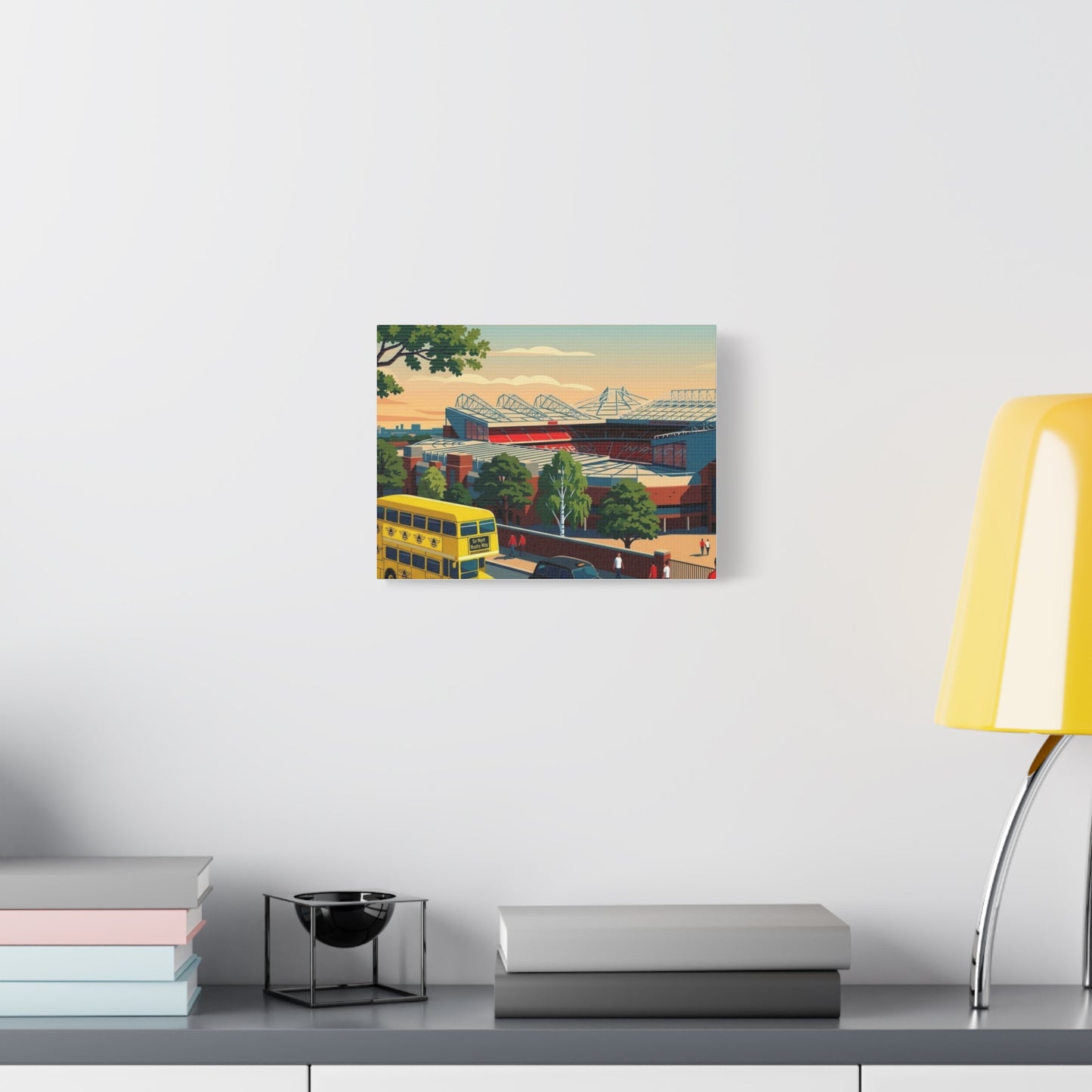 Old Trafford 'Theatre of Dreams' Canvas Print - Matte Stretched Stadium Wall Art