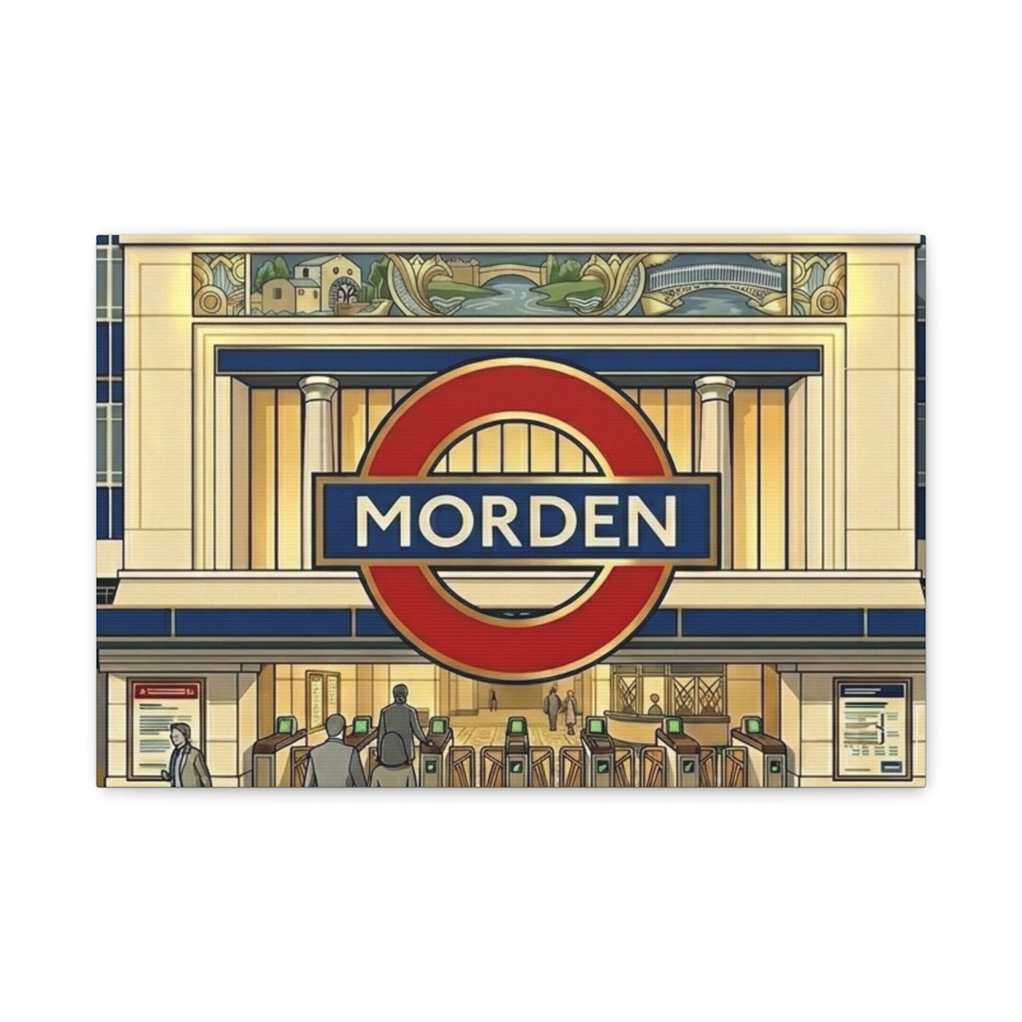 Morden Underground Station | South London Underground Station Canvas Print