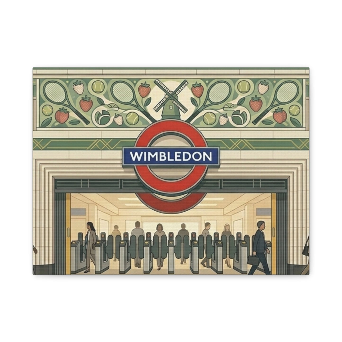 Wimbledon Underground Station | London Underground Station Canvas Print