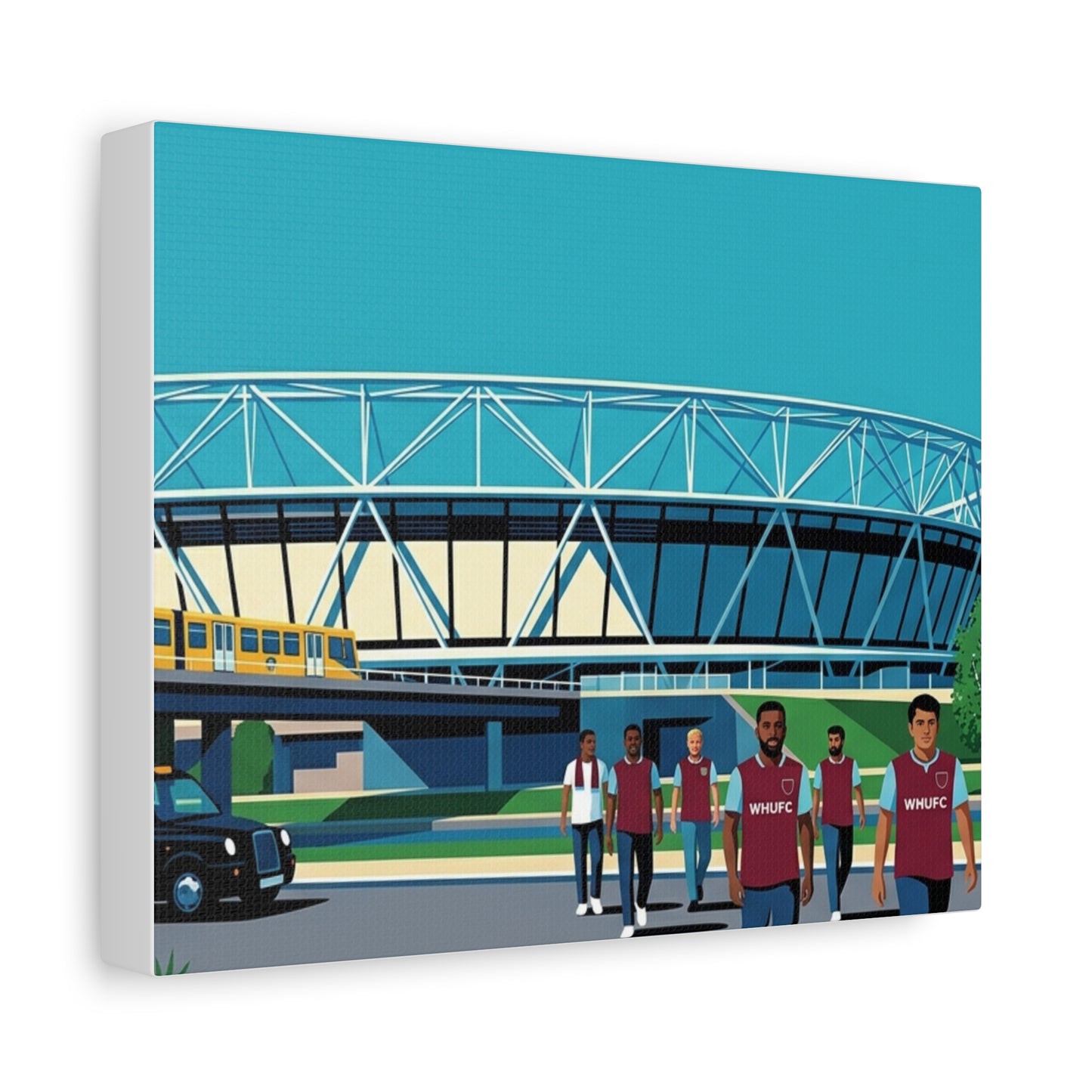 West Hame Stadium London | London Stadium Canvas Print