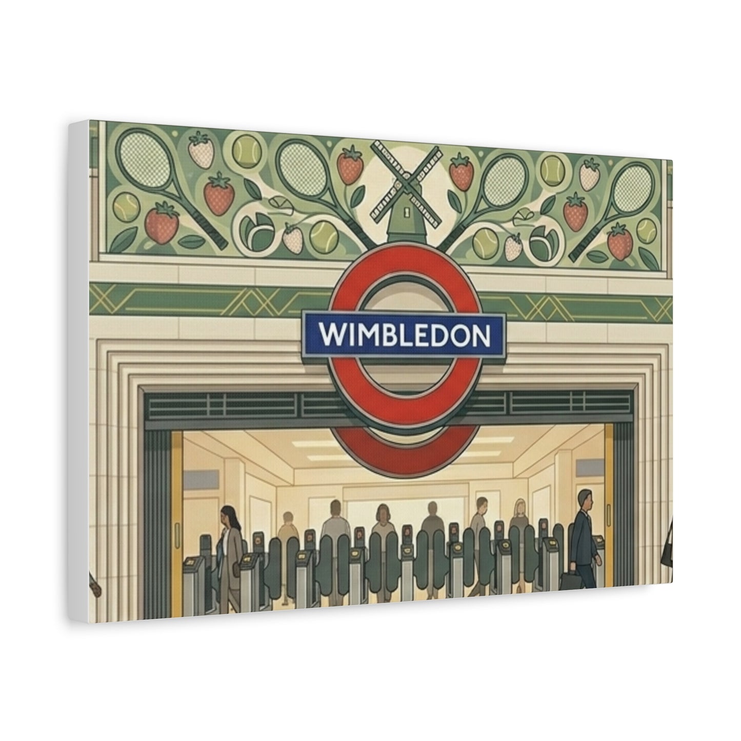 Wimbledon Underground Station | London Underground Station Canvas Print
